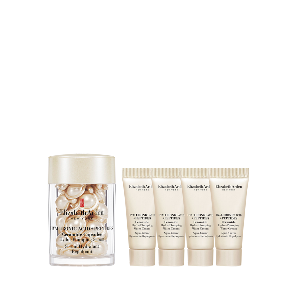 Elizabeth Arden Hyaluronic Acid Ceramide Capsules Hydra-Plumping Serum 30 Capsules 2.0 Set (Worth $153)