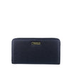 Mel&Co Saffiano Leatherette Zip-Around Long Wallet