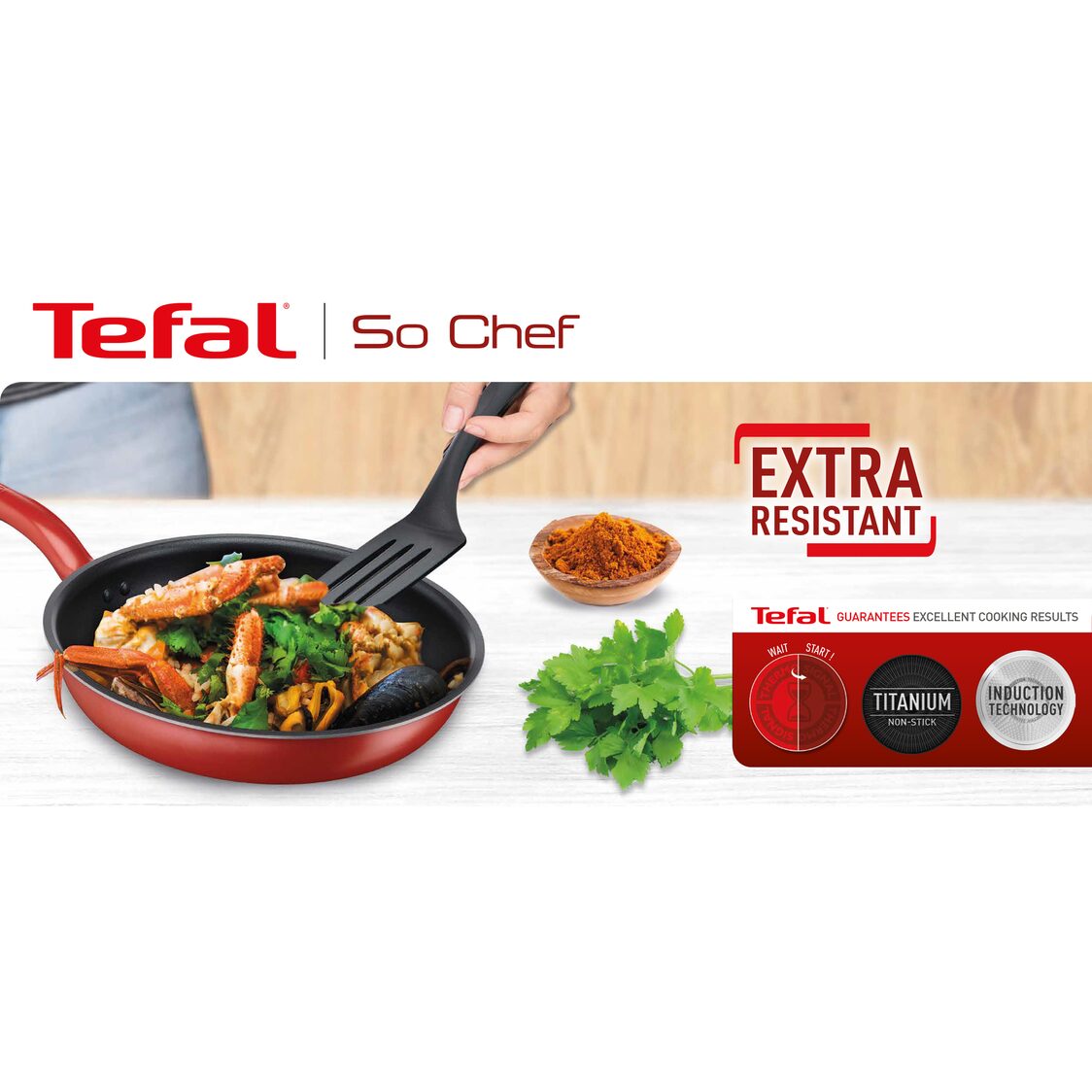 Tefal So Chef Induction 6pcs Cookware Set (G135S6)