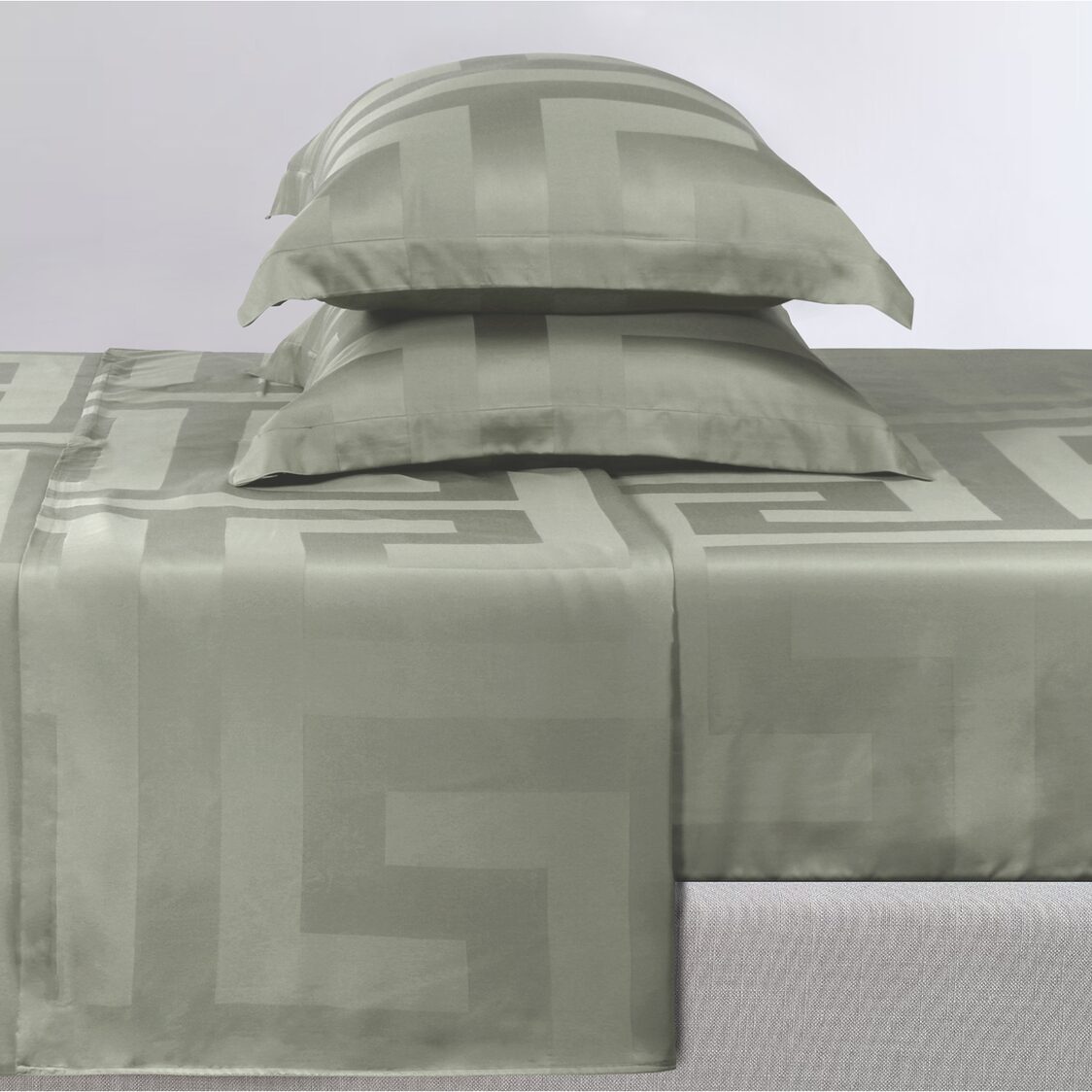 Intero Toni Fitted Sheet Set / Bed Set - Kiwi