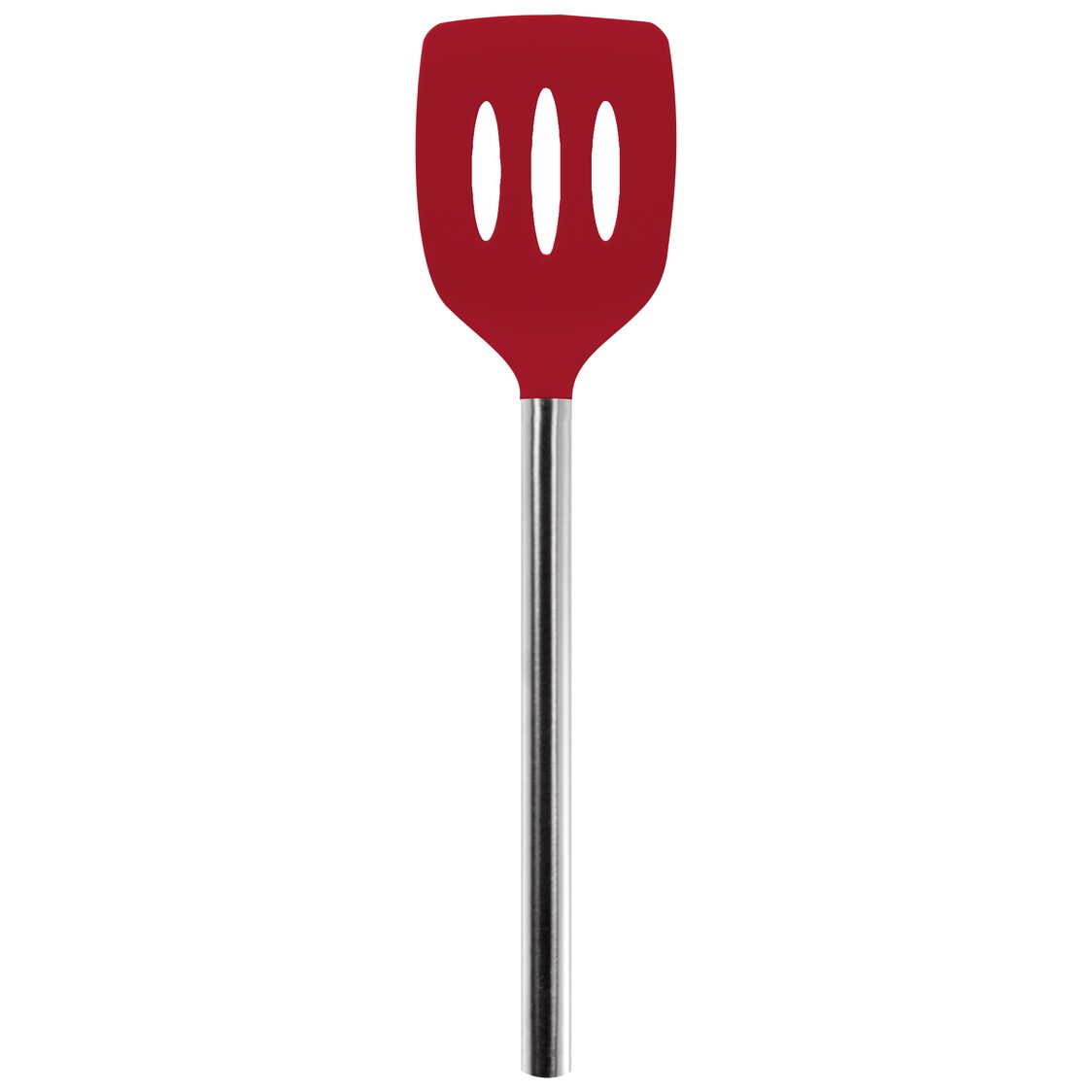 Tovolo Silicone Slotted Turner with Stainless Steel Handle
