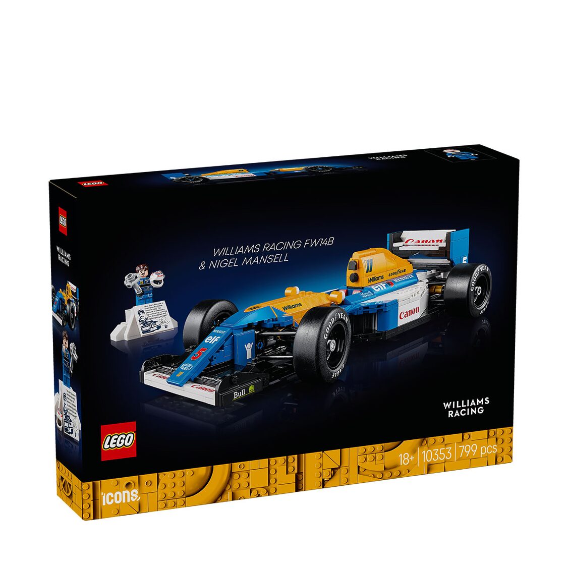 Lego Williams Racing FW14B & Nigel Mansell 10353