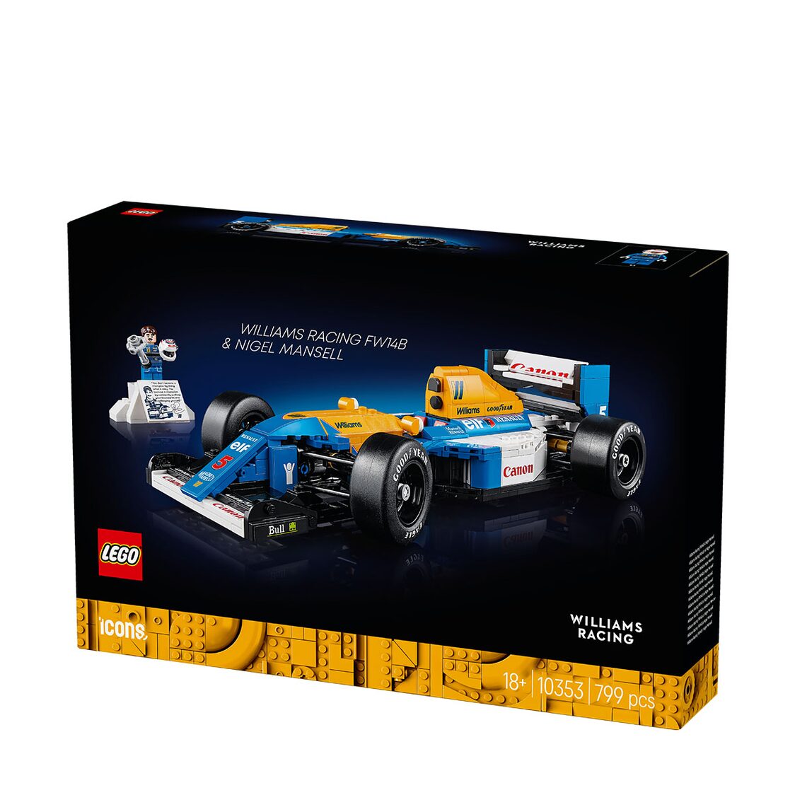 Lego Williams Racing FW14B & Nigel Mansell 10353