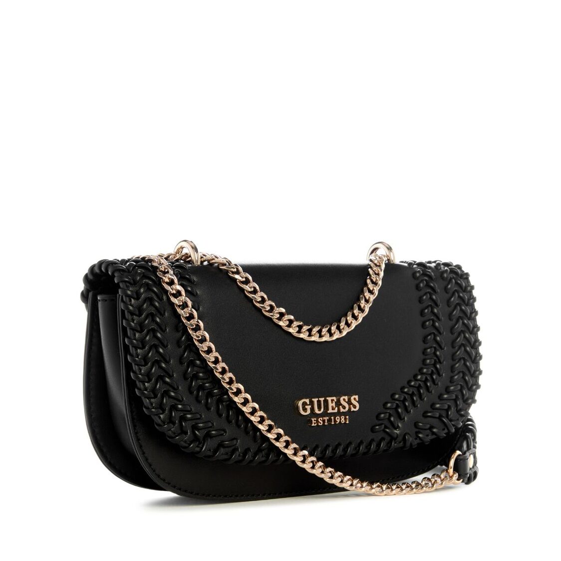 Guess Tatum Convertible Crossbody Flap,Black