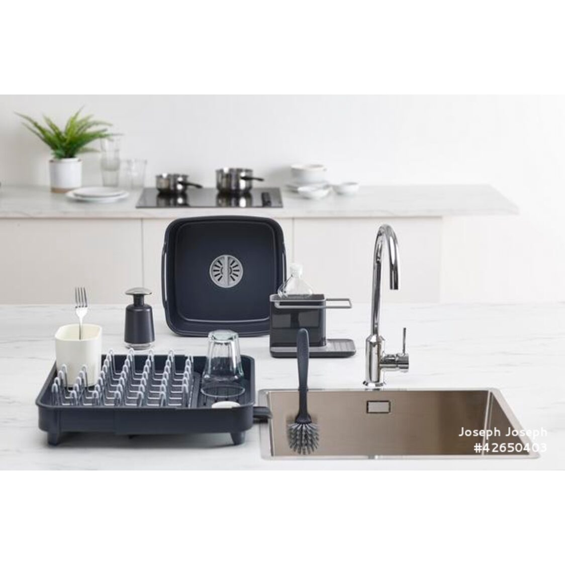 Joseph Joseph Expandable Dish Rack w/Draining Plug - 85040