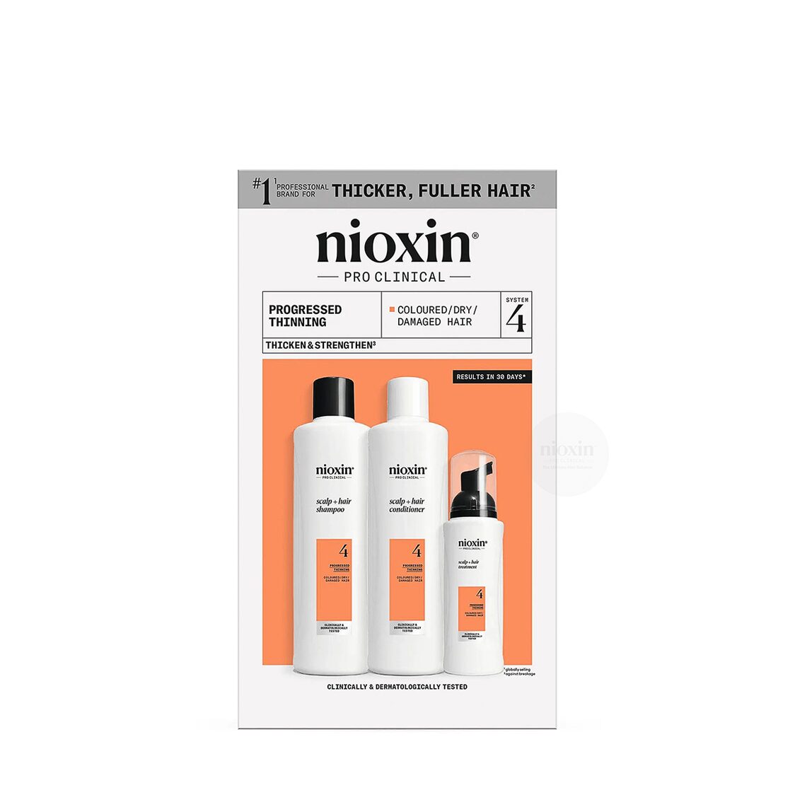 Nioxin System Kit 4 (Shampoo 150ml+Conditioner 150ml+Treatment 40ml)