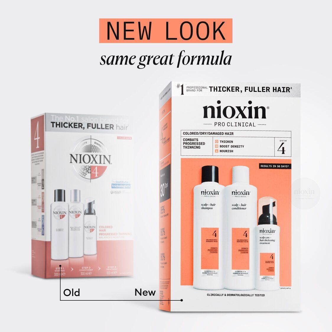 Nioxin System Kit 4 (Shampoo 150ml+Conditioner 150ml+Treatment 40ml)