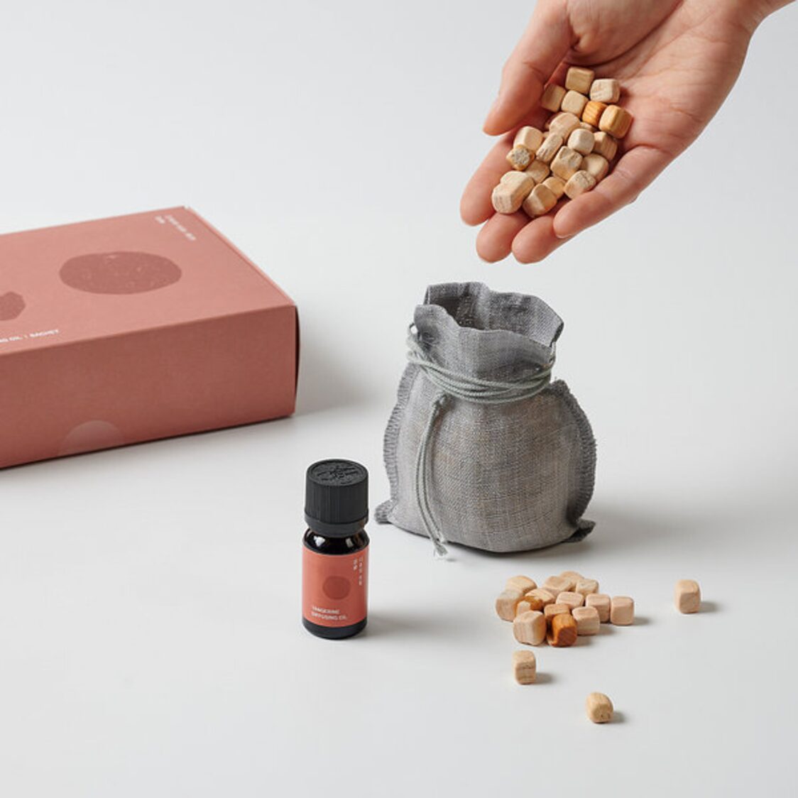 Jaju Diffusing Oil 10ml & Sachet 30g Set Tangerine