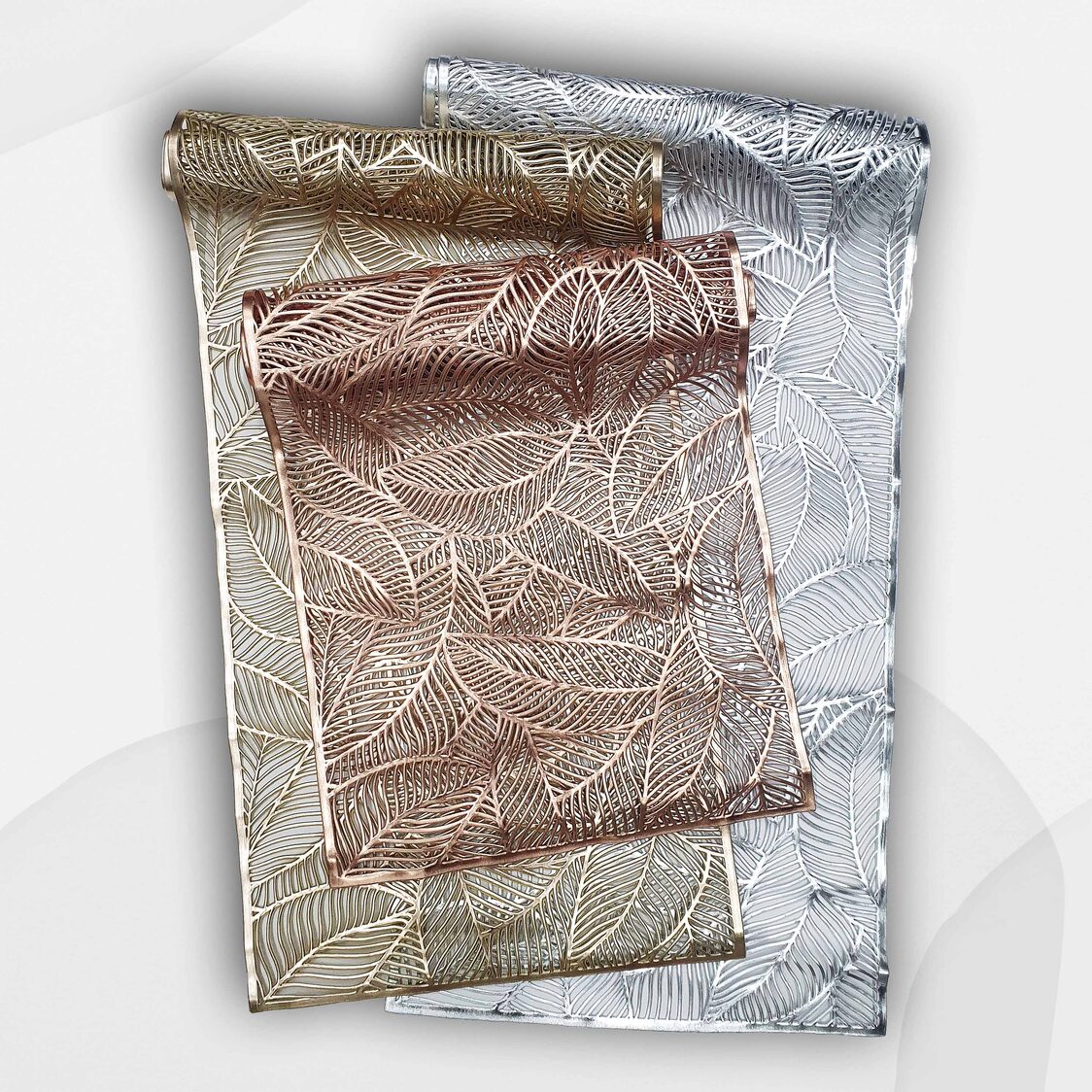 J. Rapee Twine Tablerunner Silver