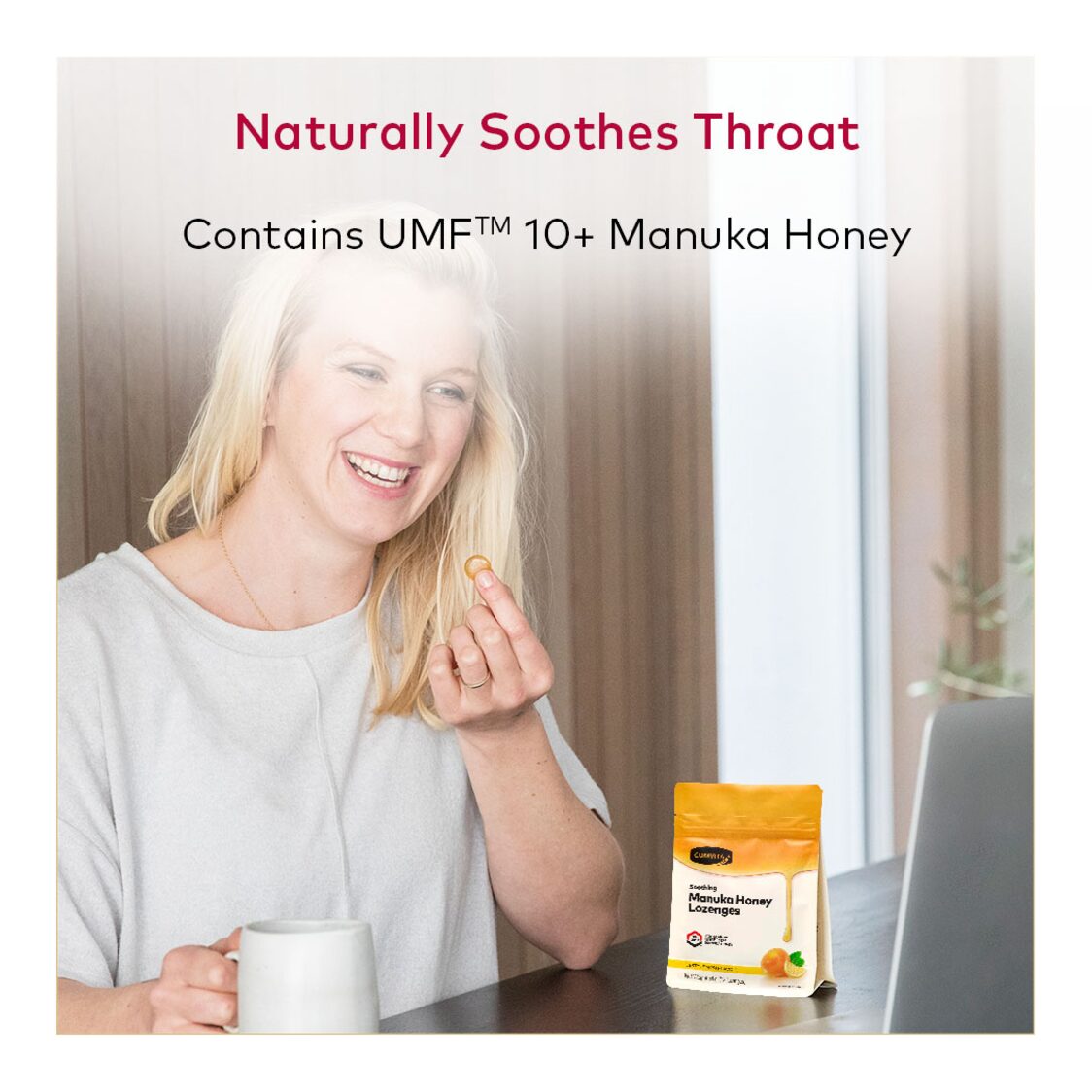 Comvita Manuka Honey Lozenges Lemon & Honey