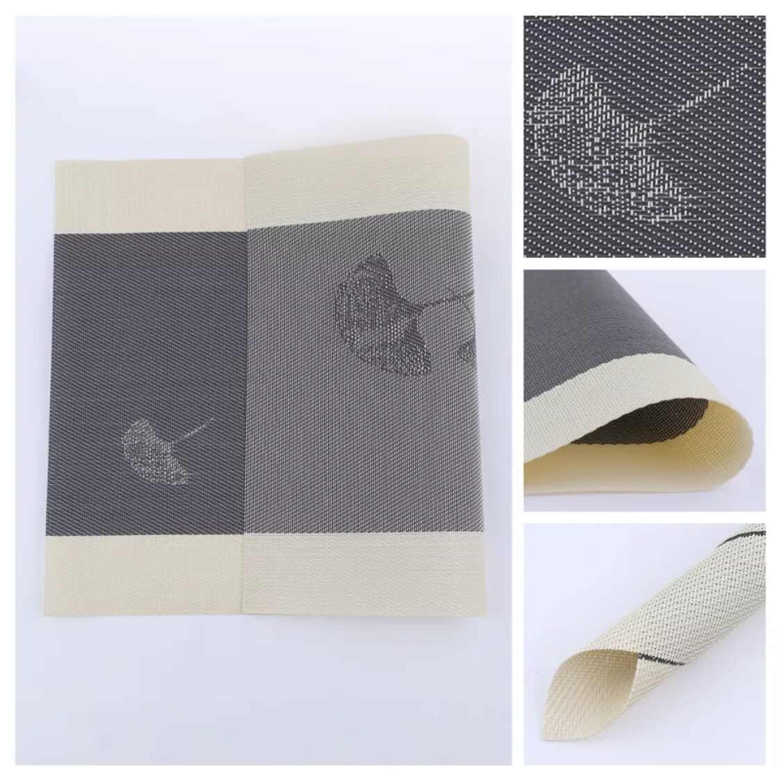 J. Rapee Fleur Placemat Grey