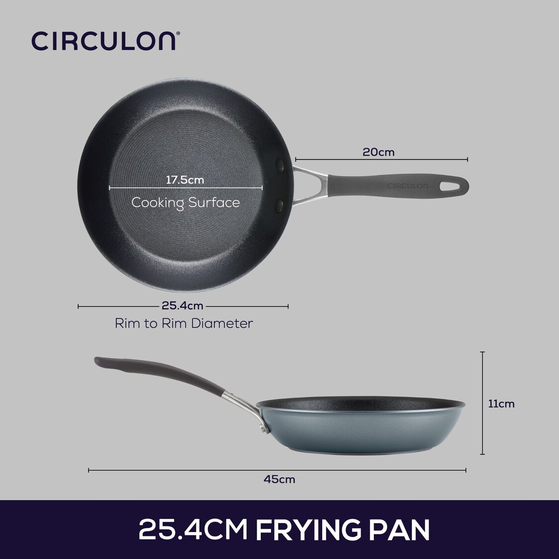 Circulon ScratchDefense A1 Nonstick 25.4cm Frypan