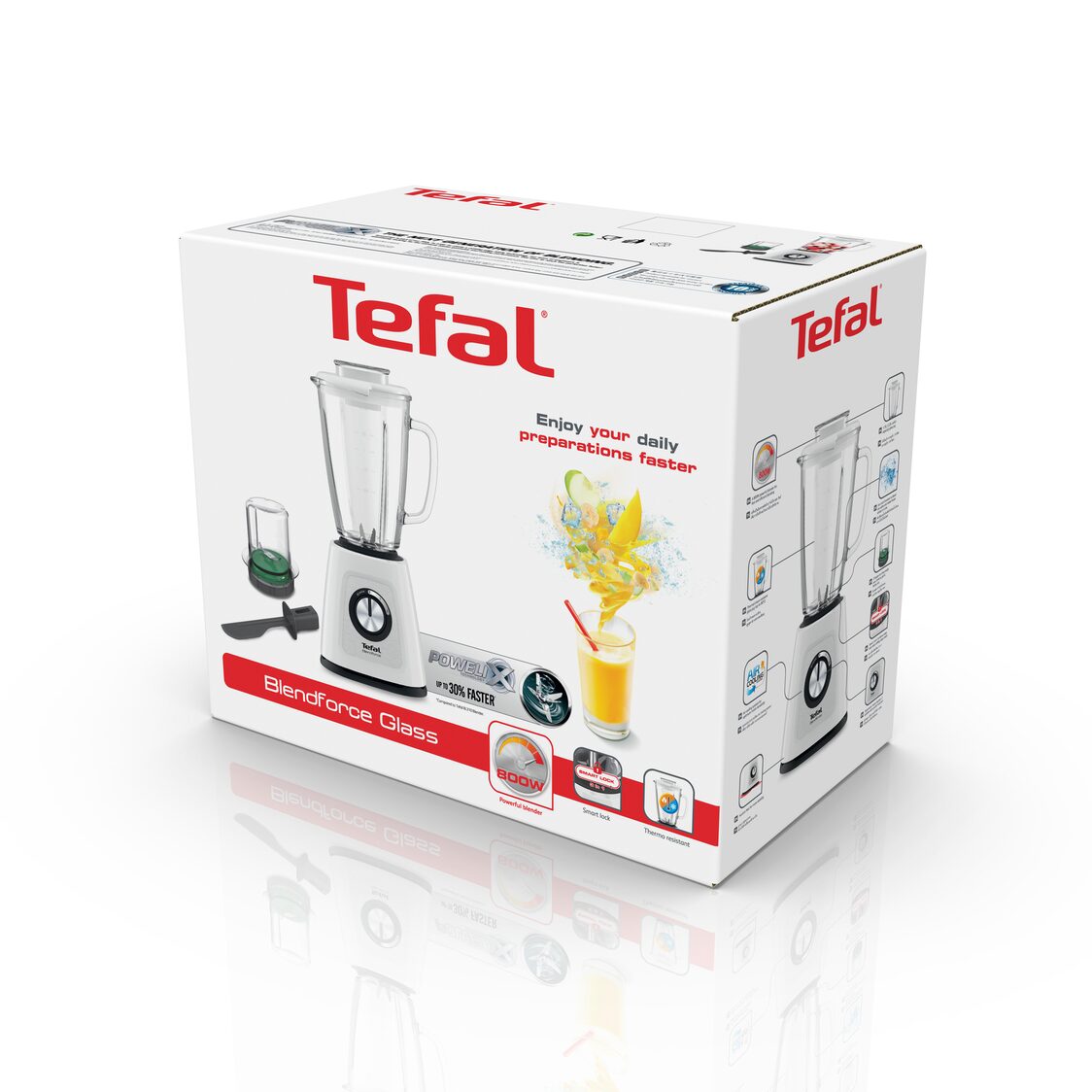 Tefal Blendforce 2 Glass Blender With Chopper (BL4361)