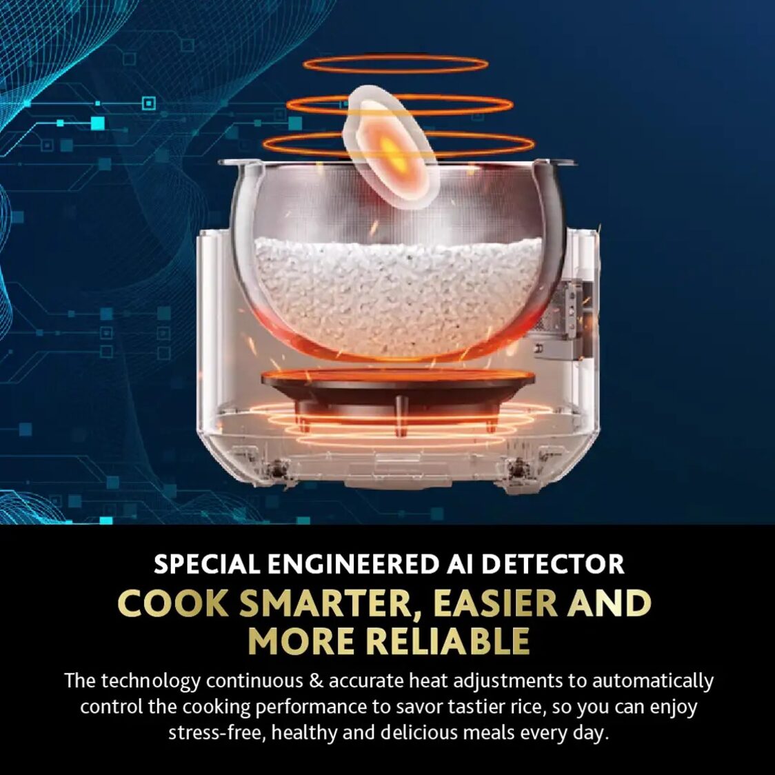 La Gourmet 1.2L Pro Series Thick Stainless Steel Pot Rice Cooker (LGELRC418104)