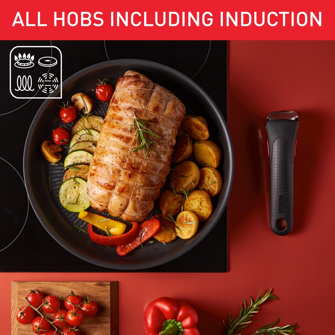 Tefal Ingenio Unlimited Induction 6-PC Cookware Set (L76393)