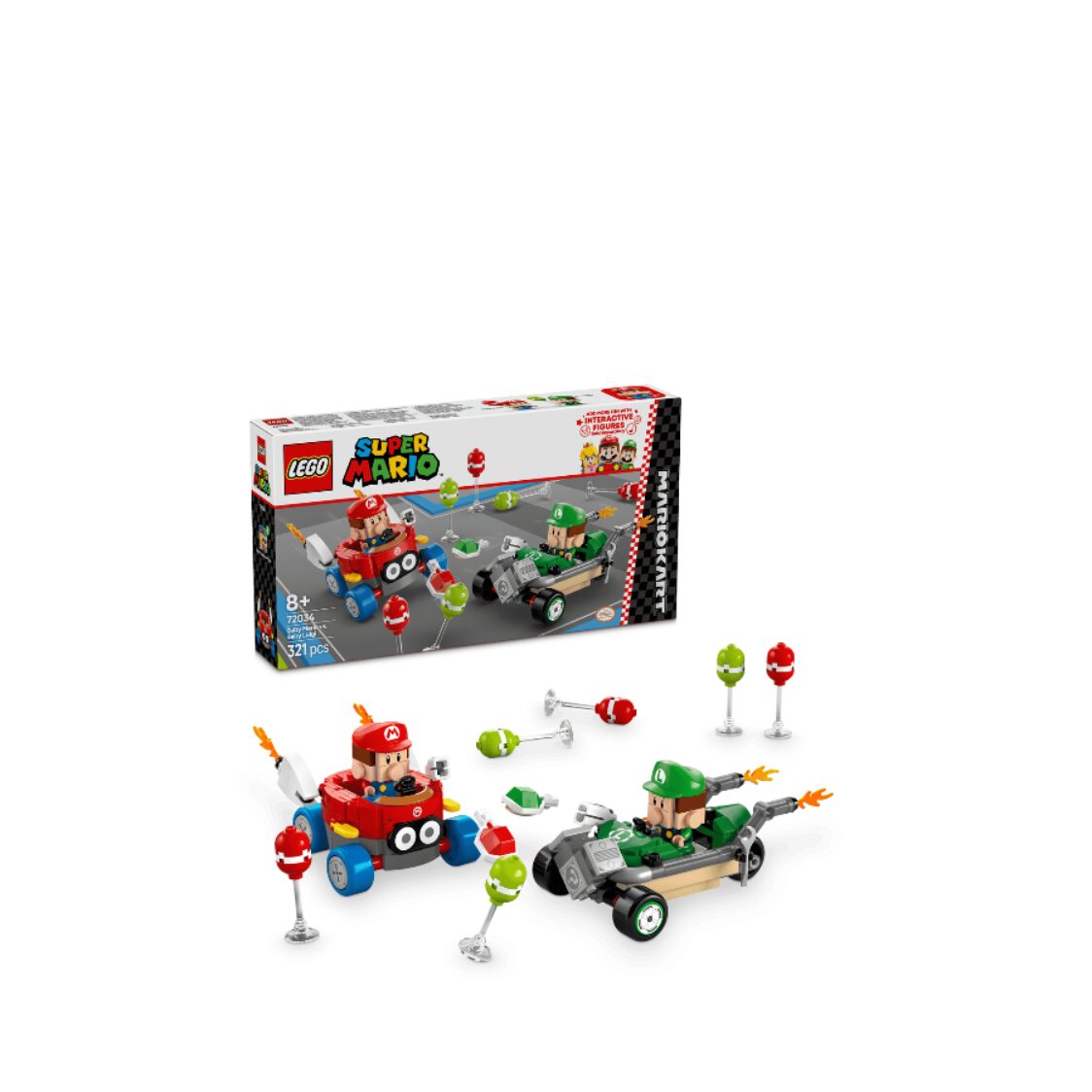 Lego Mario Kart™ – Baby Mario vs. Baby Luigi 72034