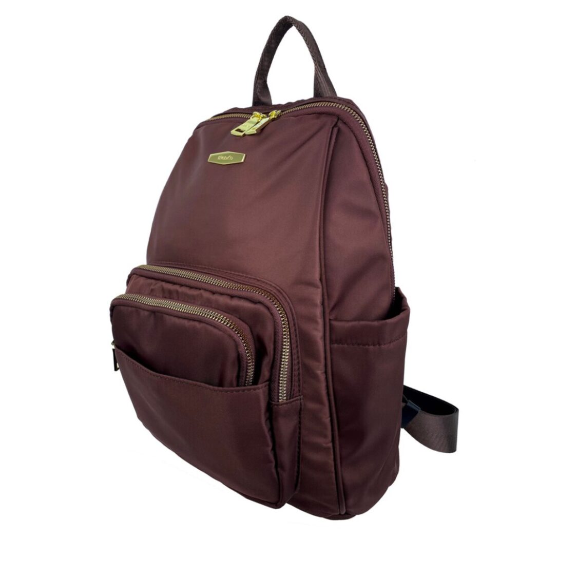 Mel&Co Nylon Angled-Top Backpack