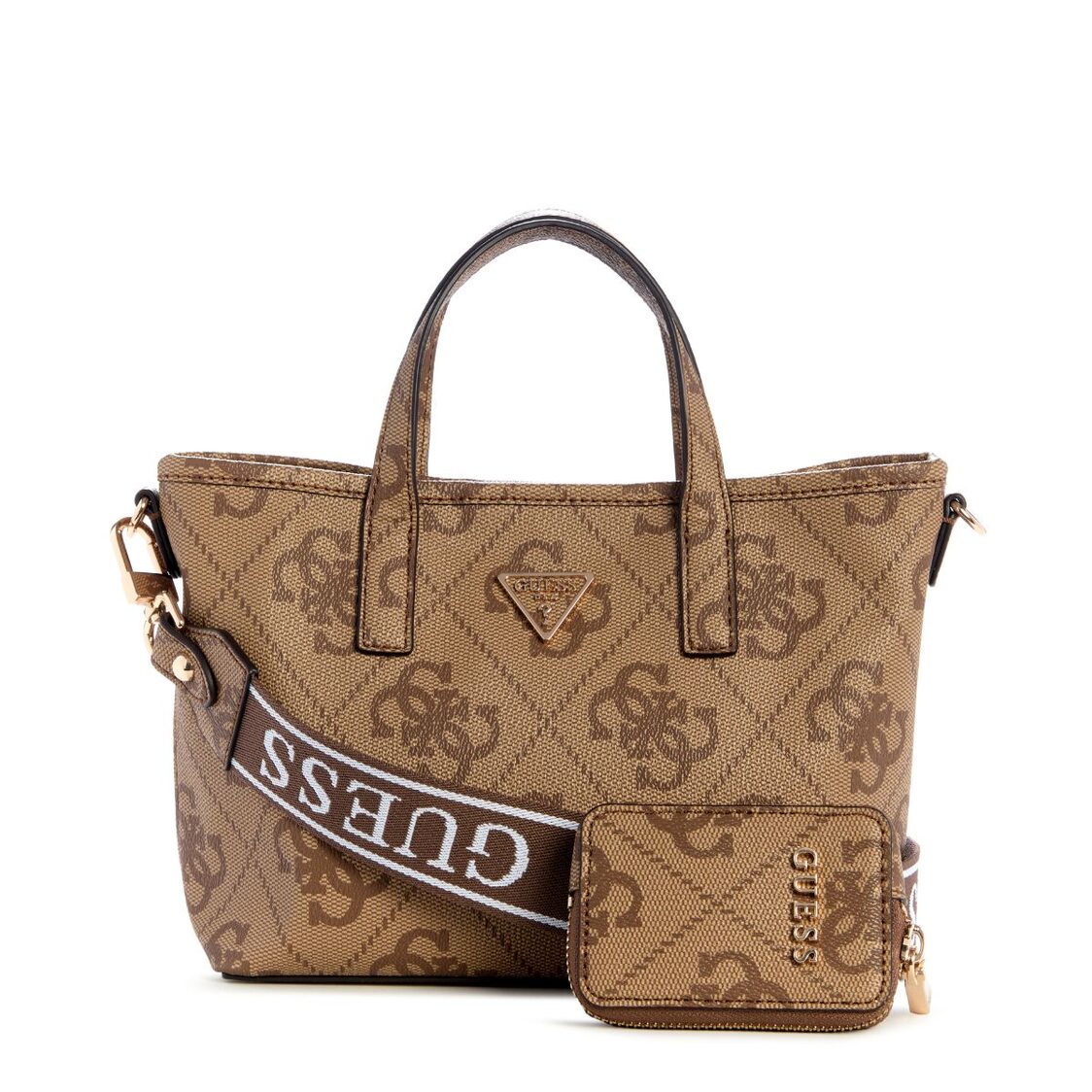 Guess Latona II Mini Tote - Latte Logo