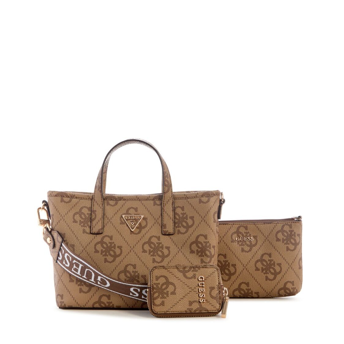 Guess Latona II Mini Tote - Latte Logo