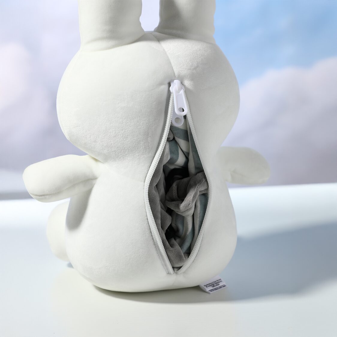 VIPO X Miffy Convertible Pillow - Grey MIF37363