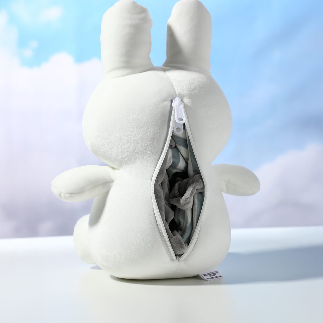 VIPO X Miffy Convertible Pillow - Grey MIF37363