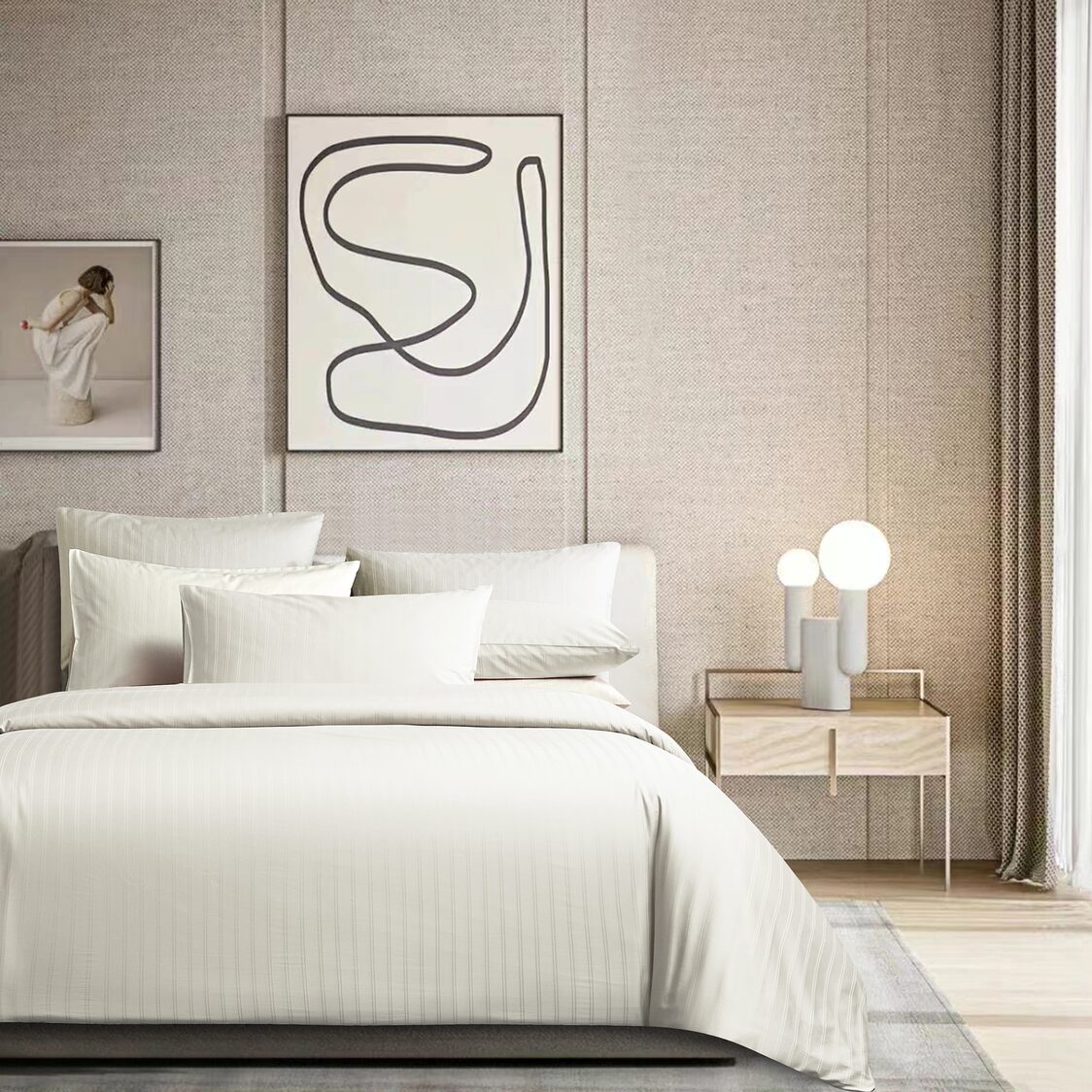 Canopy Emmet Bedset Ivory