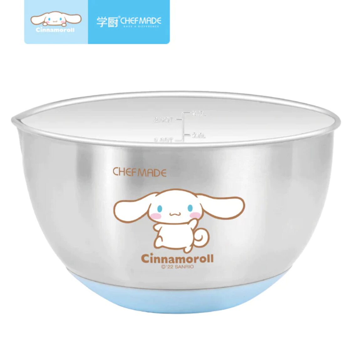 Chefmade Stainless Steel Mixing Bowl D20xH12cm Cinnamoroll (1898cm-CL5008)