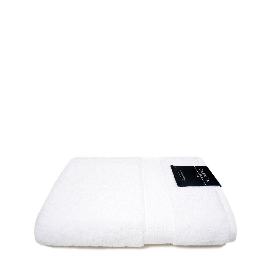 Canopy Premium Egyptian Bath Towel - White