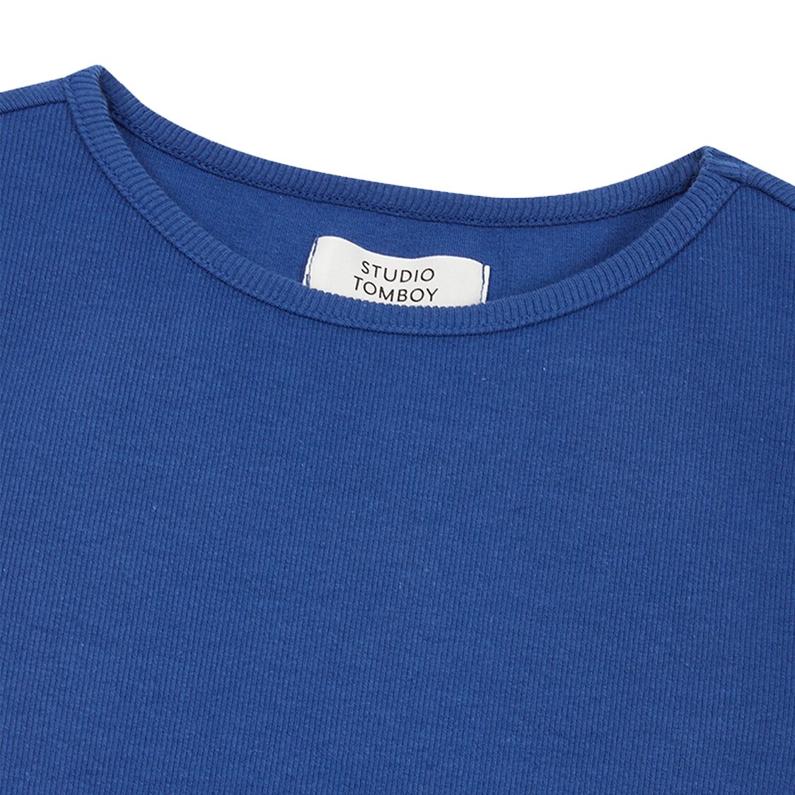Studio Tomboy Logo Embroidery Sleeveless Blue