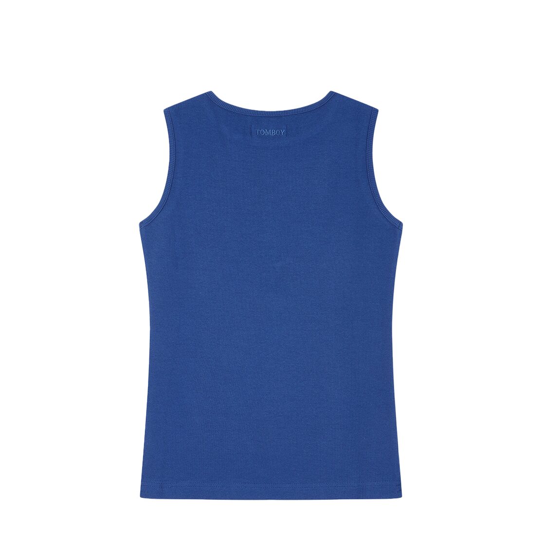 Studio Tomboy Logo Embroidery Sleeveless Blue