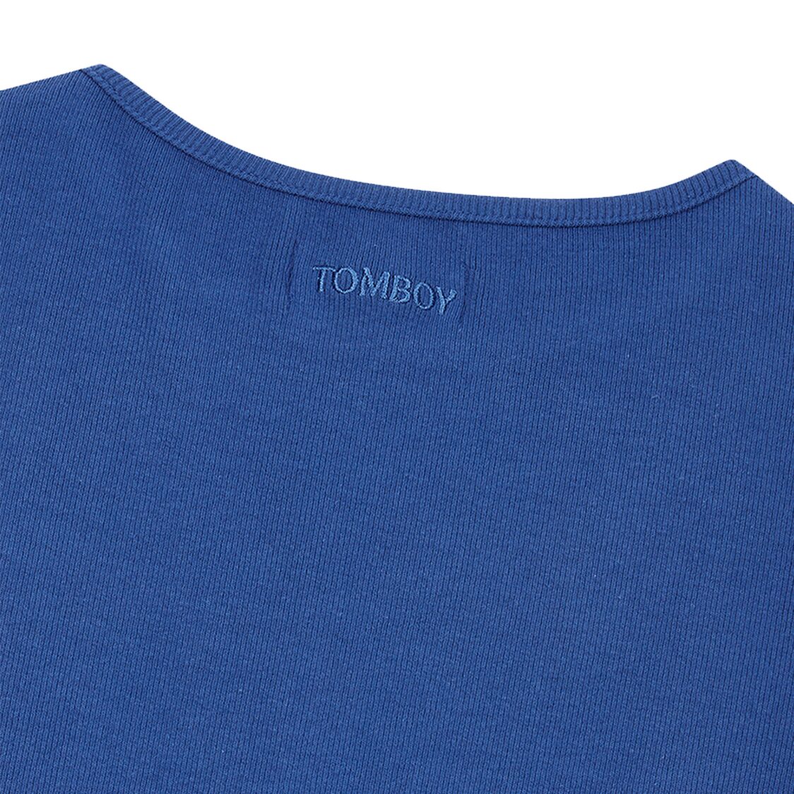 Studio Tomboy Logo Embroidery Sleeveless Blue
