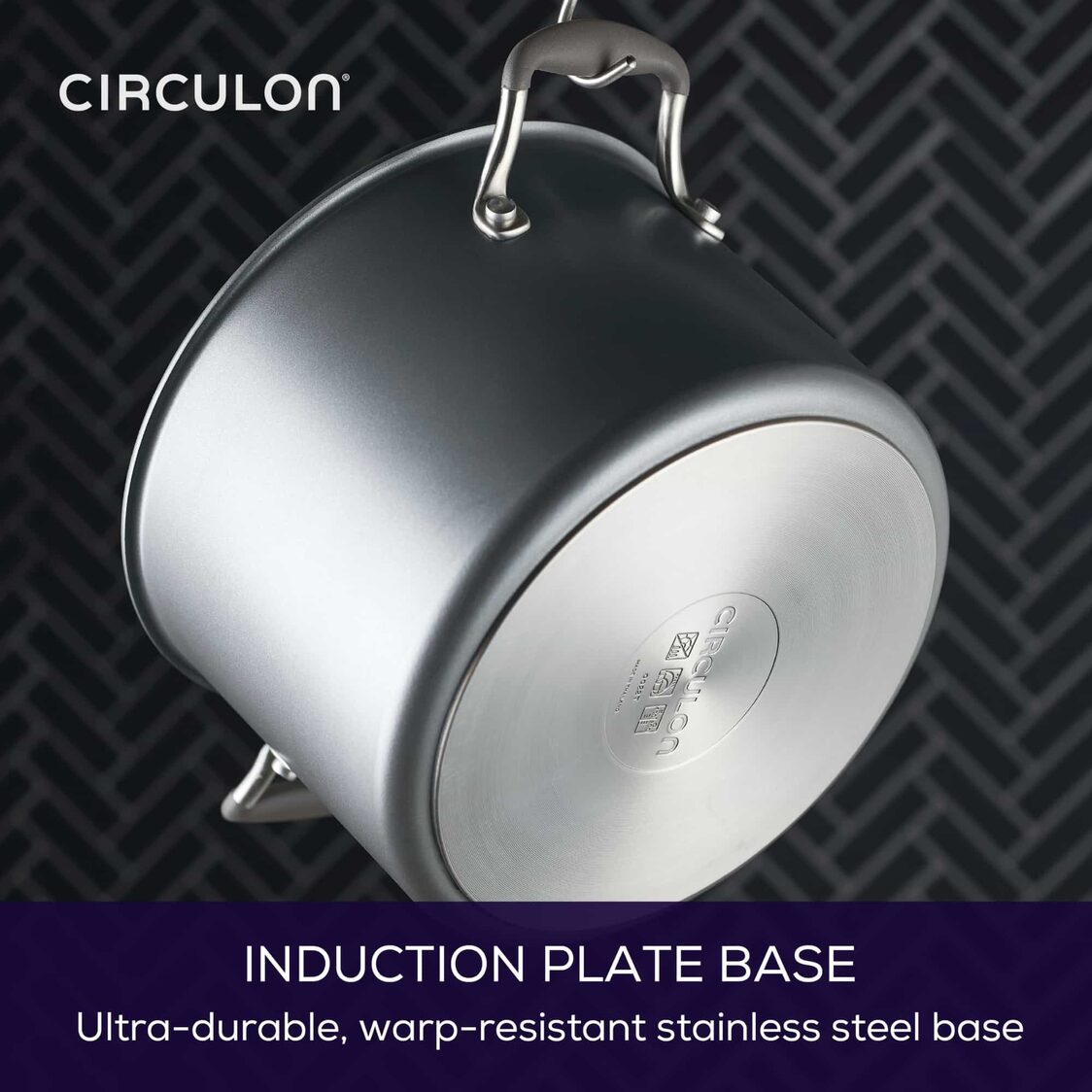 Circulon ScratchDefense A1 24cm/7.6L Covered Stockpot
