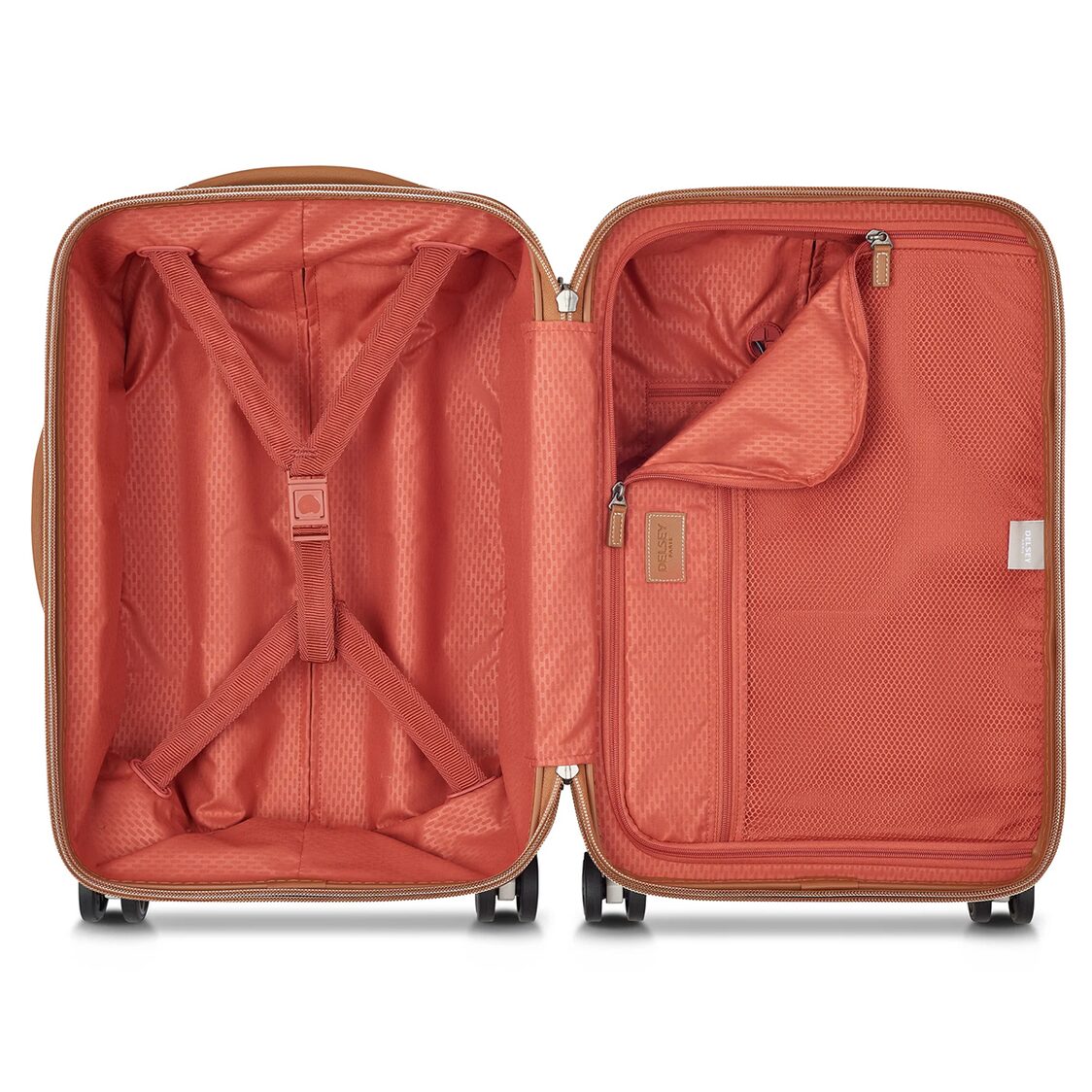 Delsey Paris Chatelet Air 2.0 4-Double Wheels Cabin Trolley Luggage Case with Zip Securitech 2 - Angora