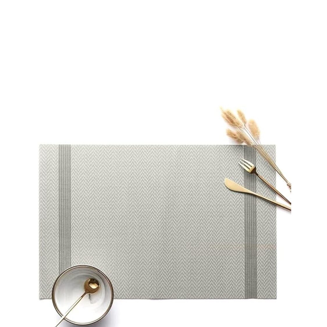 J. Rapee Zinc Placemat Taupe