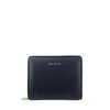 Mel&Co Saffiano-Effect Bifold Zip Coin Card Wallet