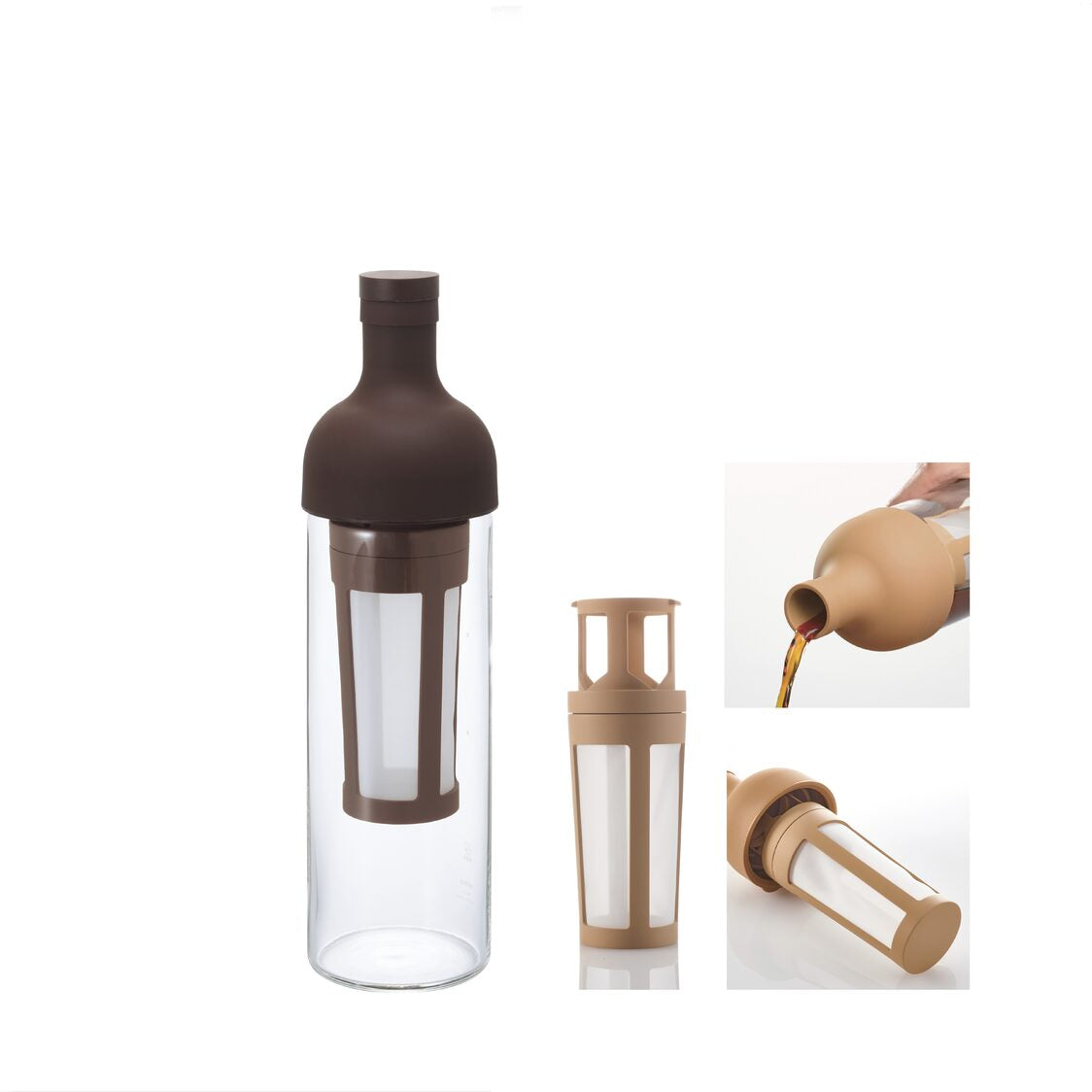 HARIO "Cold Brew" Coffee Filter-in Bottle 700ml - Brown (FIC-70 CBR)