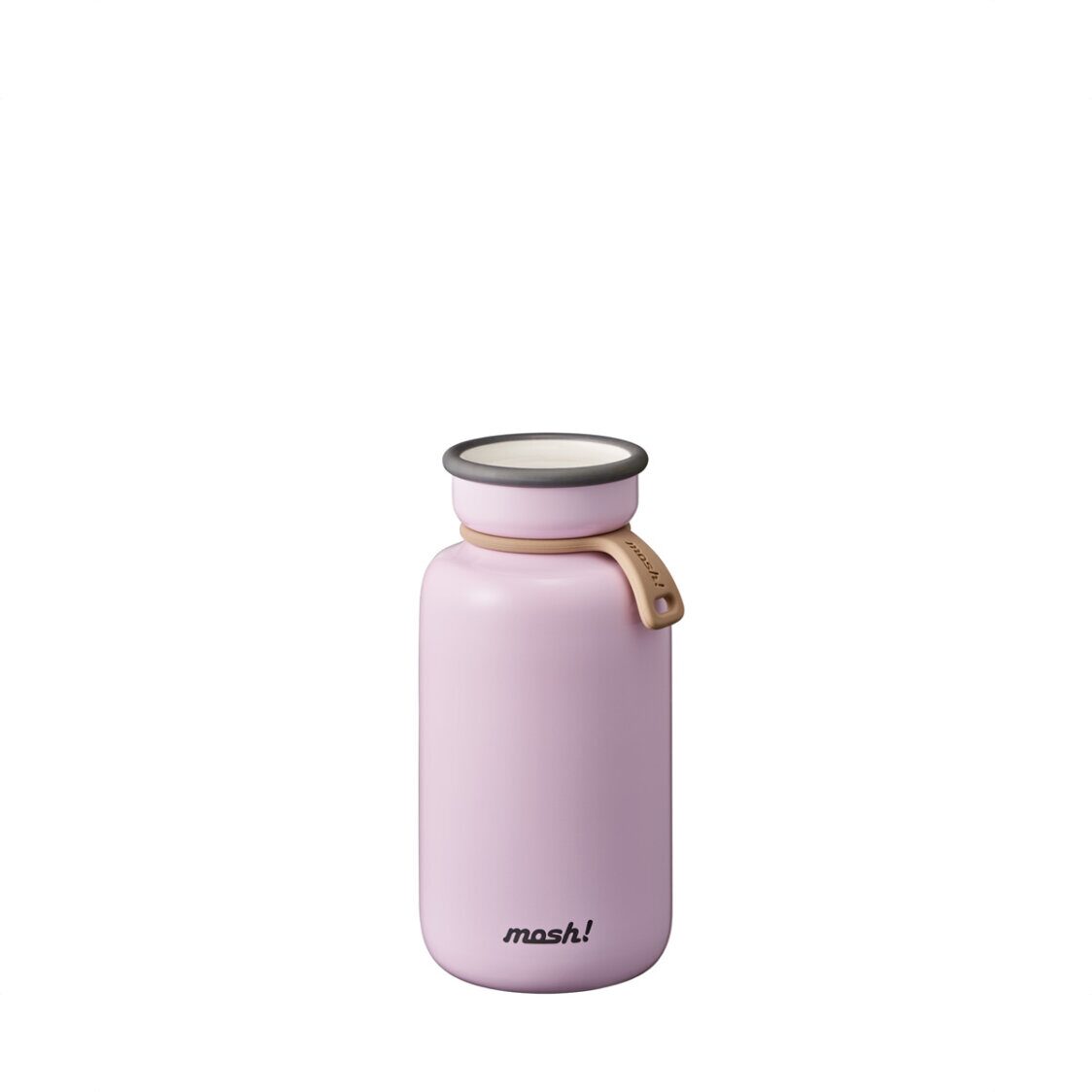 Mosh Stainless Steel Latte Bottle (450ml) - Pink