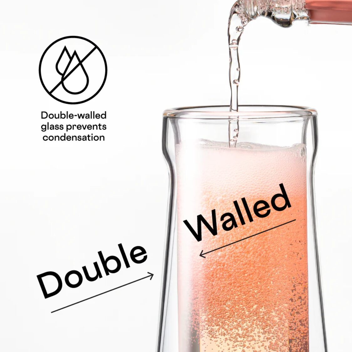 Corkcicle Flute Glass 2pcs Set