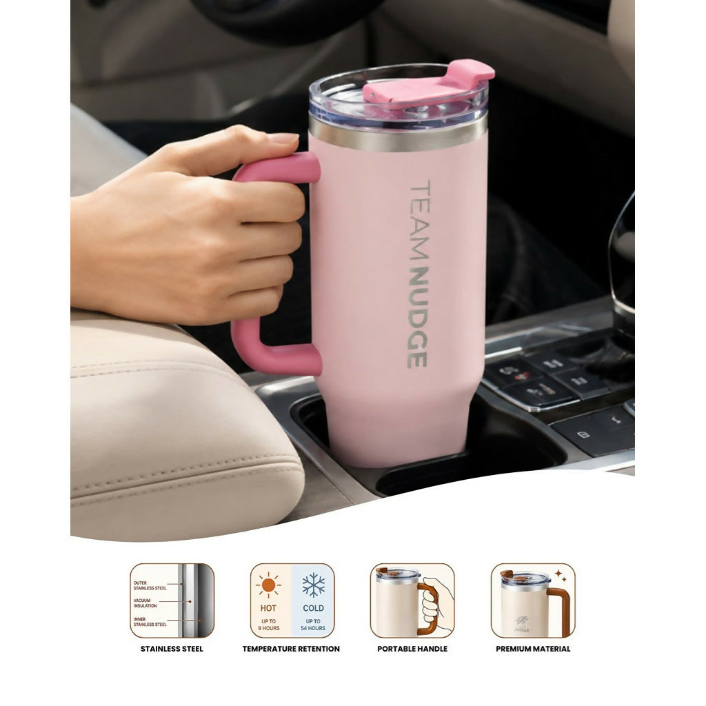 Happycall Team Nudge 600ml Tumbler with Straw