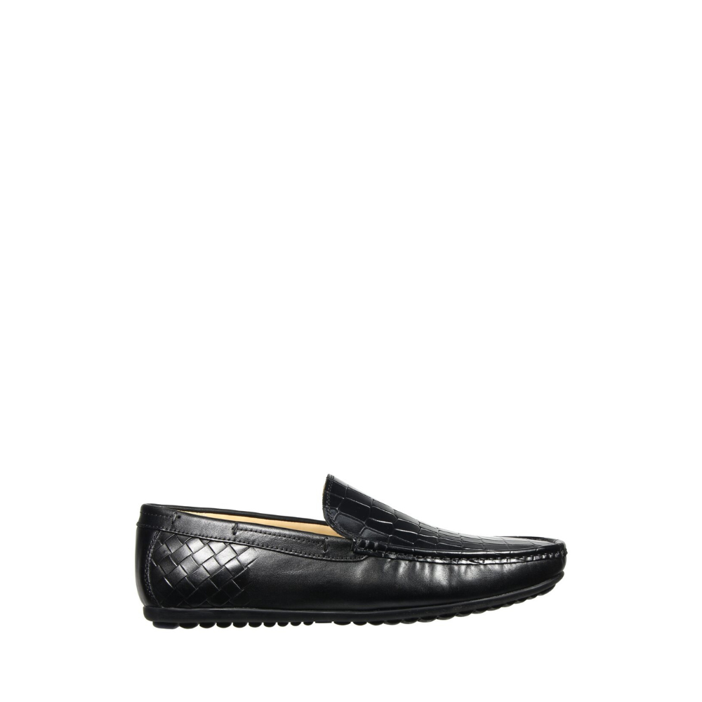 Frank Williams Men Shoes Slip-on Black M010