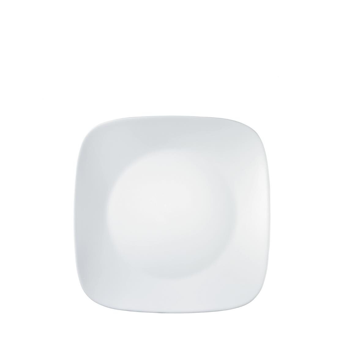 Corelle Square Round Dinner Plate Winter Frost White