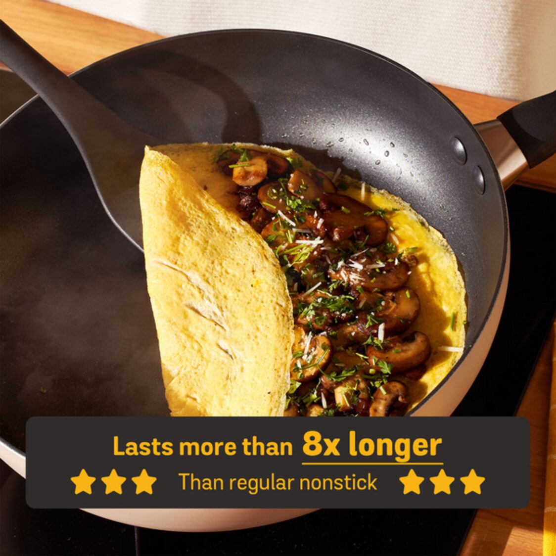 Meyer Bauhaus Nonstick 20cm | 1.9L Warm Grey Open Saucier 13765