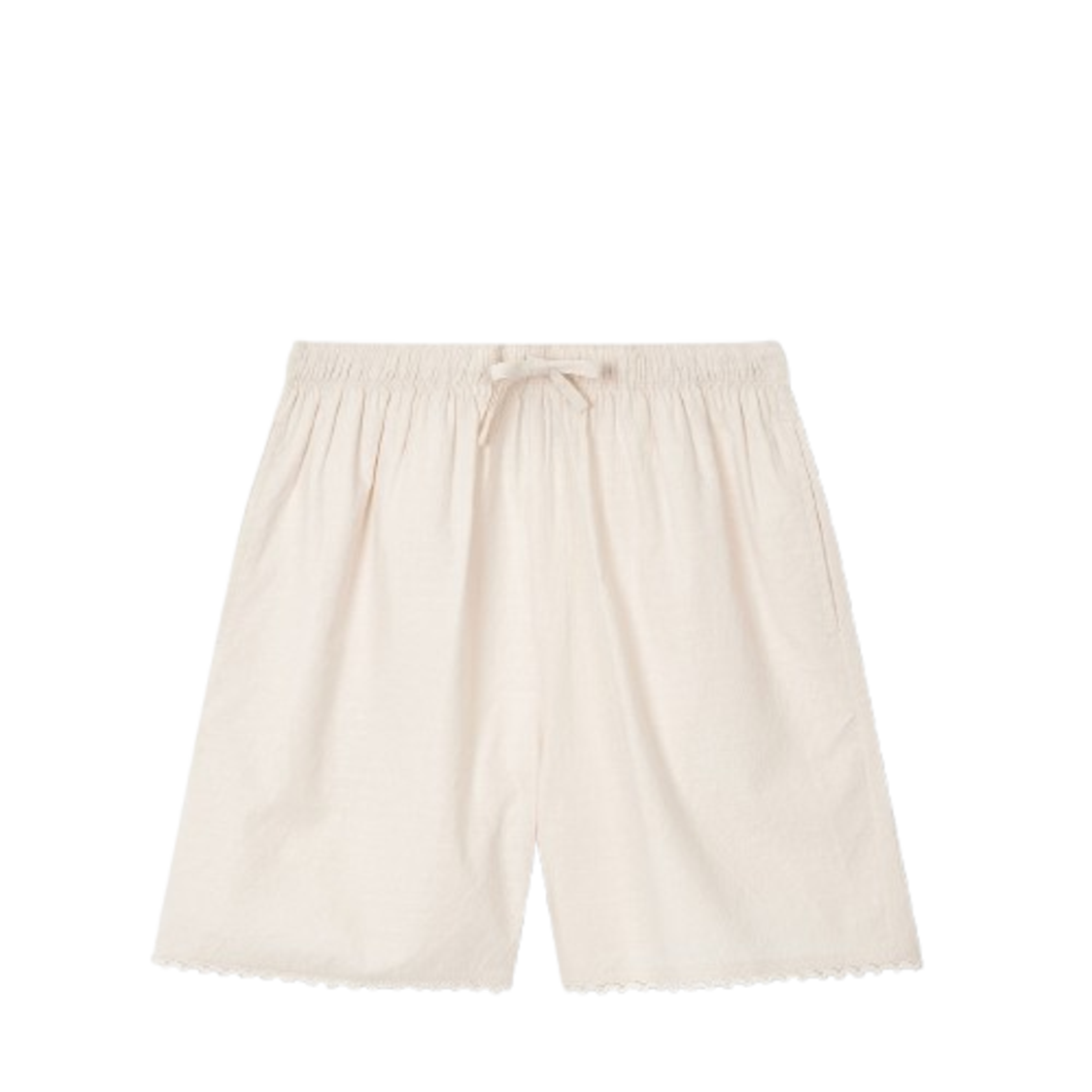 Jaju Women Eyelet Dobby Midlength Pajama Pants Pink