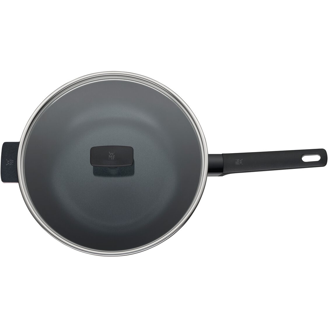 WMF Colorido IH Wok Pan With Glass Lid, 30cm (05-2530-4021)