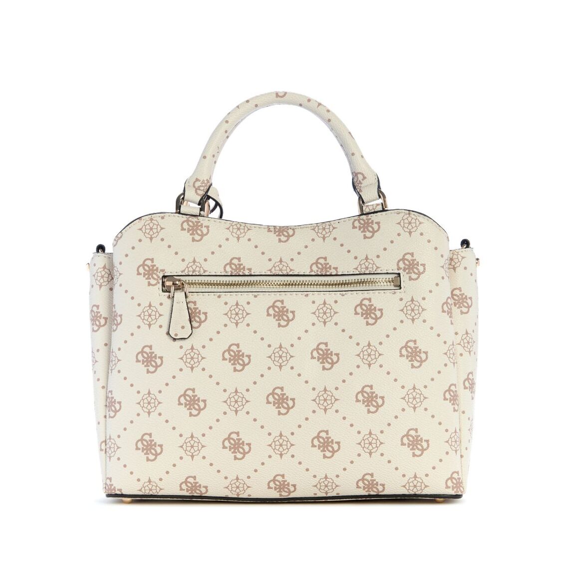 Guess Silia Girlfriend Satchel - Vanilla Logo