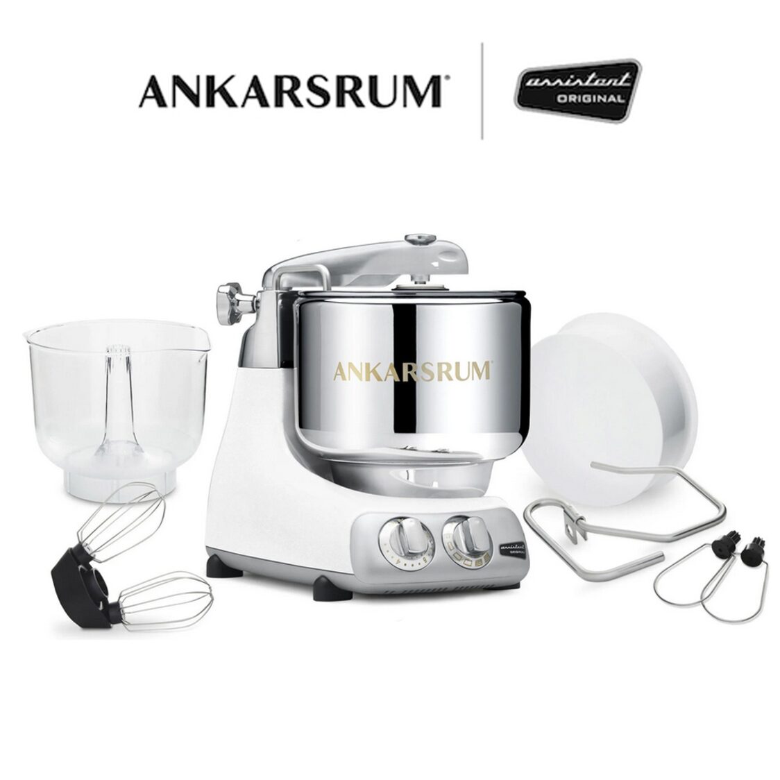 Ankarsrum Assistant Original Mixer-mineral White