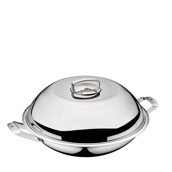 WMF 36cm Multi-Ply Wok with Stainless Steel Lid (07-9959-6040)