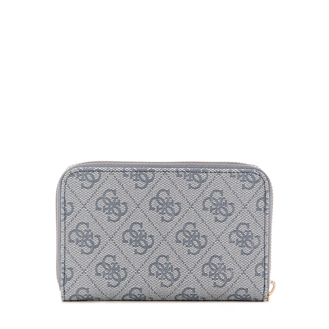 Guess Katya Slg Medium Zip Around - Slate Logo