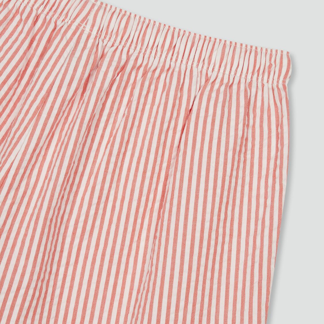 Jaju Women Cotton Seersucker Lounge Pants Dark Orange