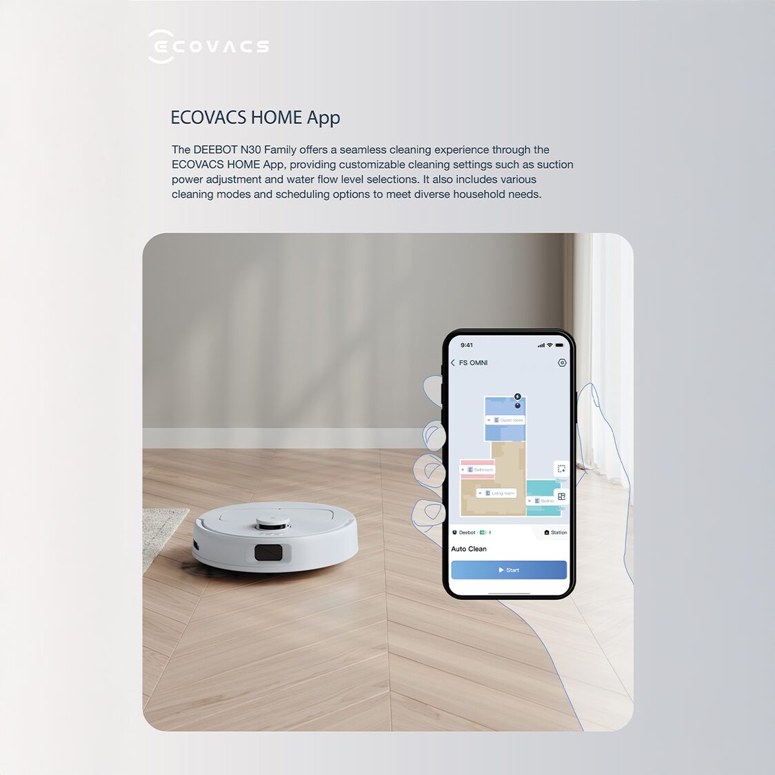 Ecovacs Deebot N30 Pro Omni